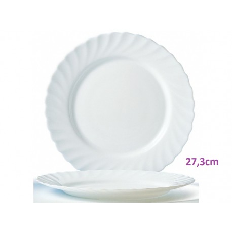 TALERZ OBIADOWY 27,3CM PŁASTKI TRIANON LUMINARC
