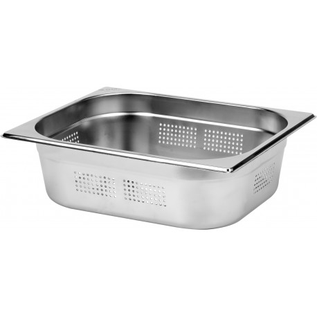 POJEMNIK GN ZE STALI NIERDZEWNEJ PERFOROWANY 325 X 265 MM 7 L