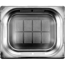 POJEMNIK GN ZE STALI NIERDZEWNEJ PERFOROWANY 325 X 265 MM 7 L