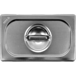 POKRYWA ZE STALI NIERDZEWNEJ DO POJEMNIK&Oacute;W GN 176 X 108 MM