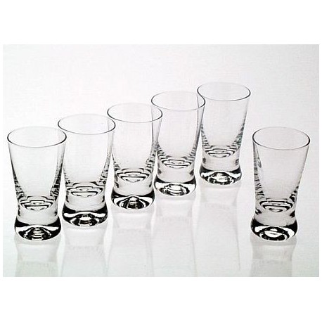 Kpl. 6 kieliszków do wódki X 25ml